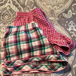 Victoria Secret Flannel Pajama Shorts